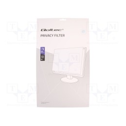 1 pcs x QOLTEC - 51051 - RODO privacy filter, natural (transparent), Thk: 0.5mm, 14'