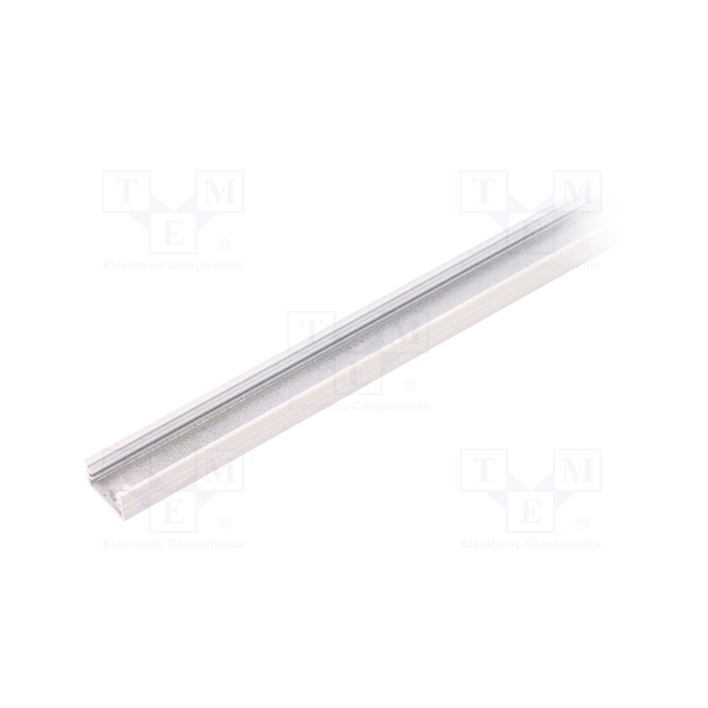 1 pcs x TOPMET - 89020001 - Profiles for LED modules, white, L: 1m, SLIM8, aluminium, surface