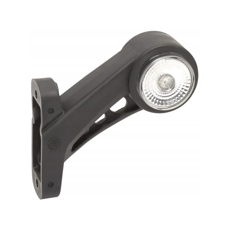 Left side marker lamp, round, 12 24v, orange