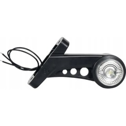 Left side marker lamp, round, 12 24v, orange