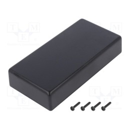 1 pcs x TEKO - SR33.9 - Enclosure: multipurpose, X: 64mm, Y: 128mm, Z: 26mm, SMART, ABS, black