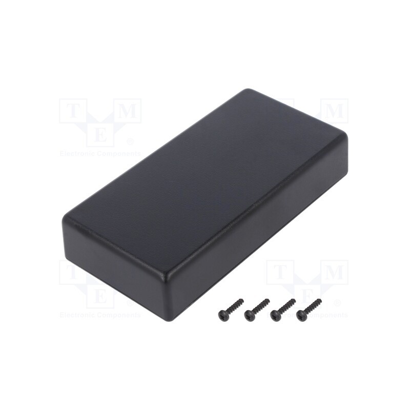1 pcs x TEKO - SR33.9 - Enclosure: multipurpose, X: 64mm, Y: 128mm, Z: 26mm, SMART, ABS, black