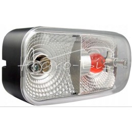 Front lamp with direction facing position p