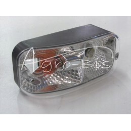 Front lamp with direction facing position p