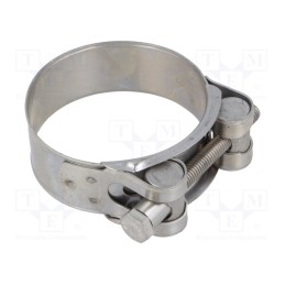 1 pcs x MPC INDUSTRIES - S4052 - T-bolt clamp, W: 22mm, Clamping: 52÷55mm, chrome steel AISI 430, S