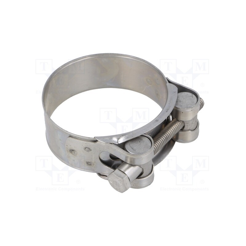 1 pcs x MPC INDUSTRIES - S4052 - T-bolt clamp, W: 22mm, Clamping: 52÷55mm, chrome steel AISI 430, S