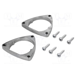 1 set x TOPMET - 92070030 -AS - Straight holder, 2pcs, OVAL20