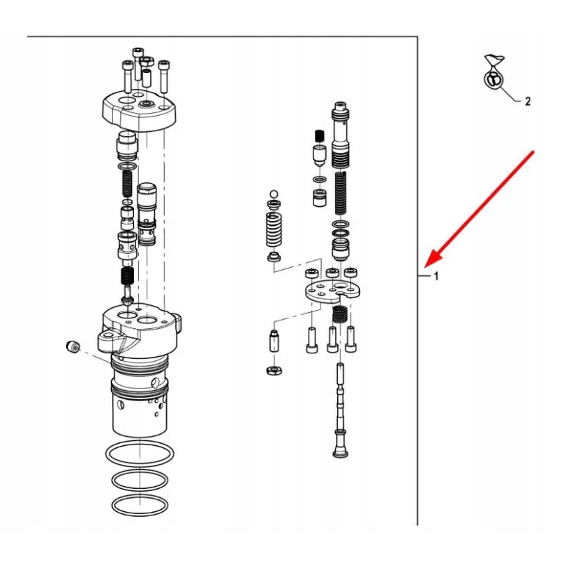 P5s55102127 rear axle control valve