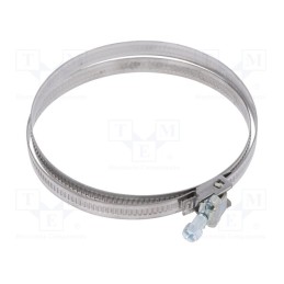 1 pcs x MPC INDUSTRIES - EF2250 - Worm gear clamp, W: 9mm, Clamping: 25÷250mm, EF, W2, DIN 3017