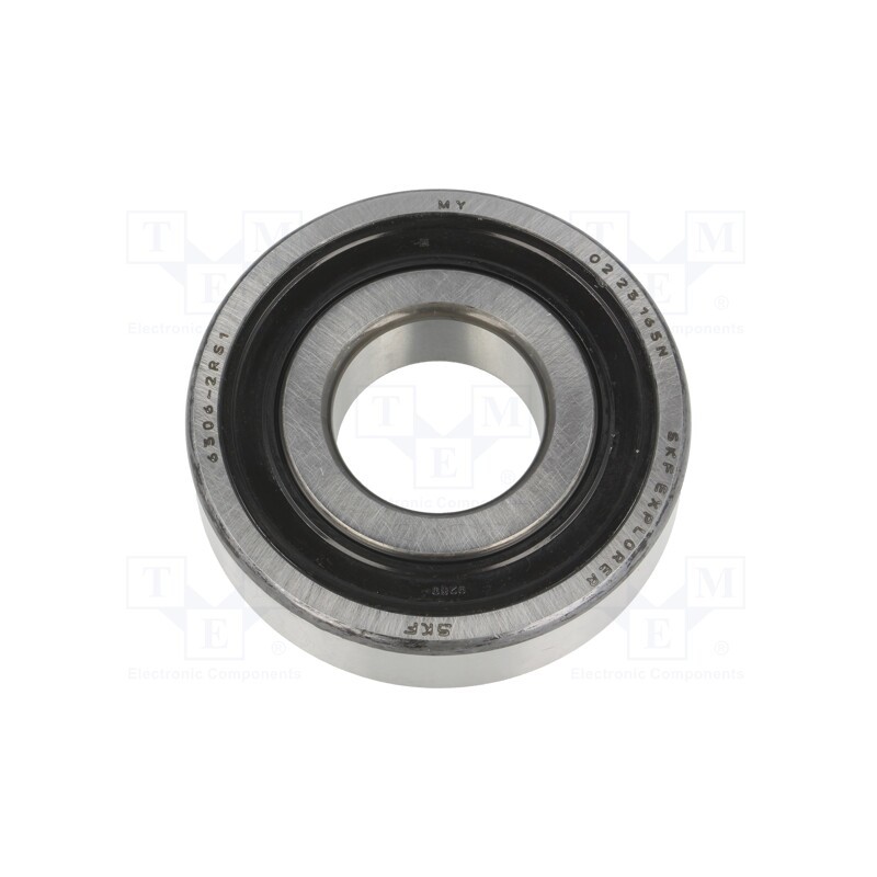 1 pcs x SKF - 6306-2RS1 SKF - Bearing: single row deep groove ball, Øint: 30mm, Øout: 72mm