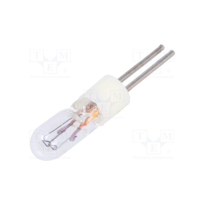 2 pcs x BRIGHTMASTER - L12-12/60 - Filament lamp: miniature, BI-PIN, 12VDC, 60mA, Bulb: T1, Ø: 3.3mm