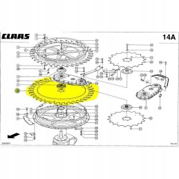 Claas ru 450 intake disc 9920751 0009920751