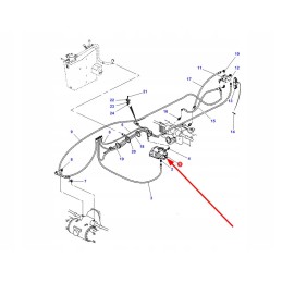 4235899m1 telehandler hydraulic pump