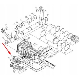 Tb3c551010030 lift hydraulic block