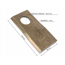Taarup Kverneland lawn mower blade left KT5514200001