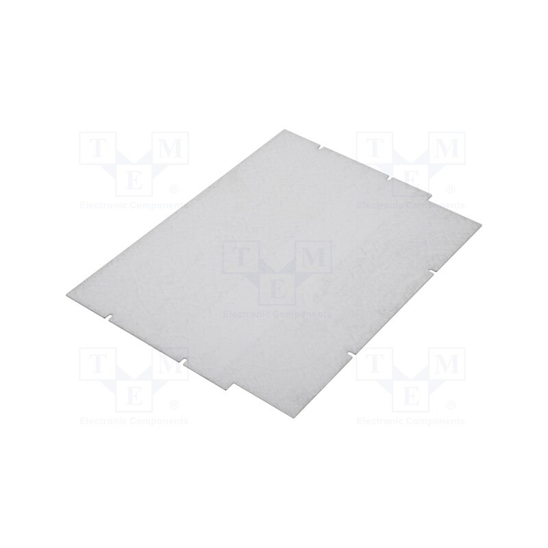 1 pcs x FIBOX - MP 36/31 - Mounting plate, steel, W: 258mm, L: 345mm, Thk: 1.5mm, Plating: zinc