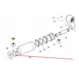 7700703884 O-ring lifter shaft 72 69 x 2 62 mm