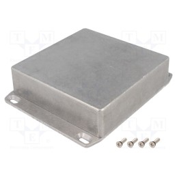 1 pcs x HAMMOND - 1590WQFL - Enclosure: multipurpose, X: 120mm, Y: 120mm, Z: 34mm, 1590W, natural
