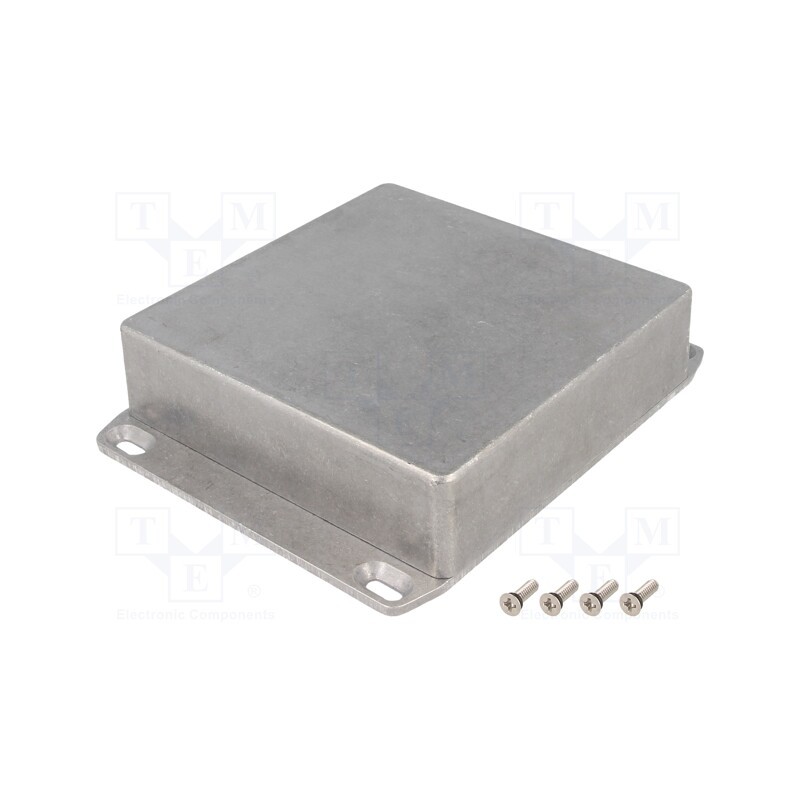1 pcs x HAMMOND - 1590WQFL - Enclosure: multipurpose, X: 120mm, Y: 120mm, Z: 34mm, 1590W, natural