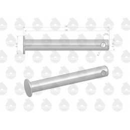 Upper hitch body pin c 330 original urs