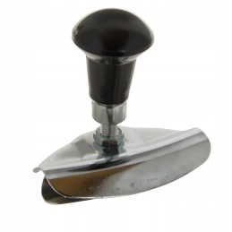 Silver foldable steering knob