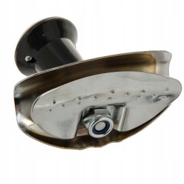 Silver foldable steering knob