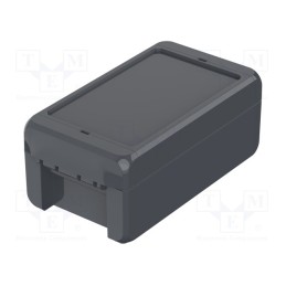 1 pcs x BOPLA - B 140806 ABS 7024 - Enclosure: multipurpose, X: 80mm, Y: 151mm, Z: 60mm, BOCUBE, ABS