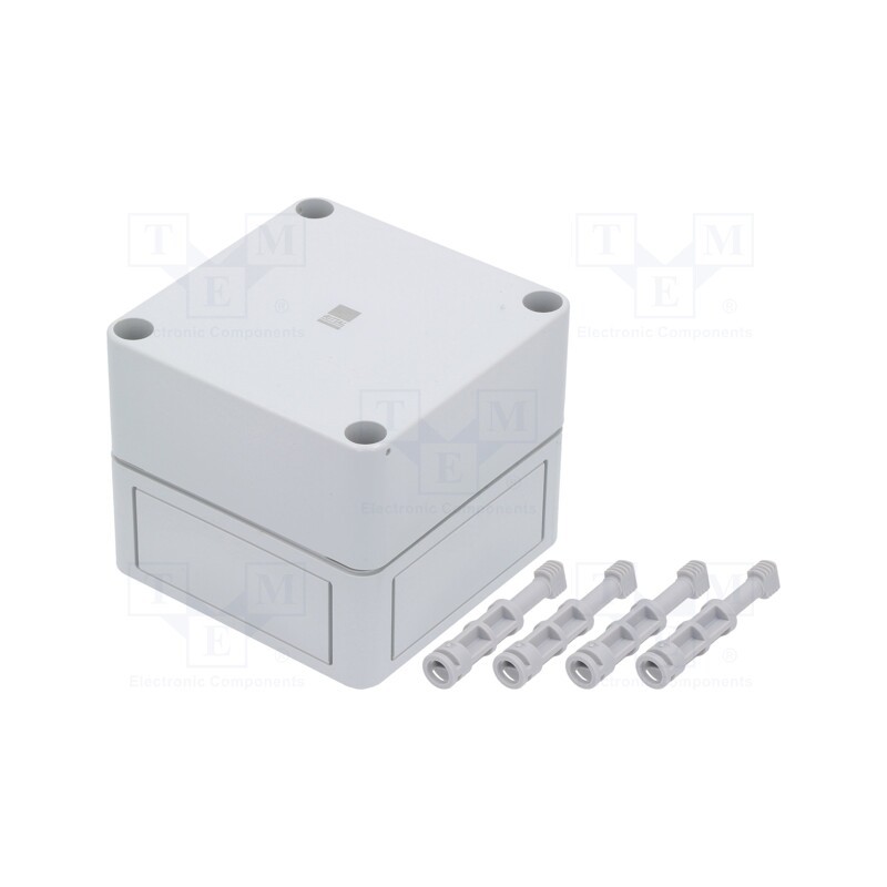 1 pcs x RITTAL - 9505 - Enclosure: multipurpose, X: 94mm, Y: 94mm, Z: 81mm, PK, polycarbonate