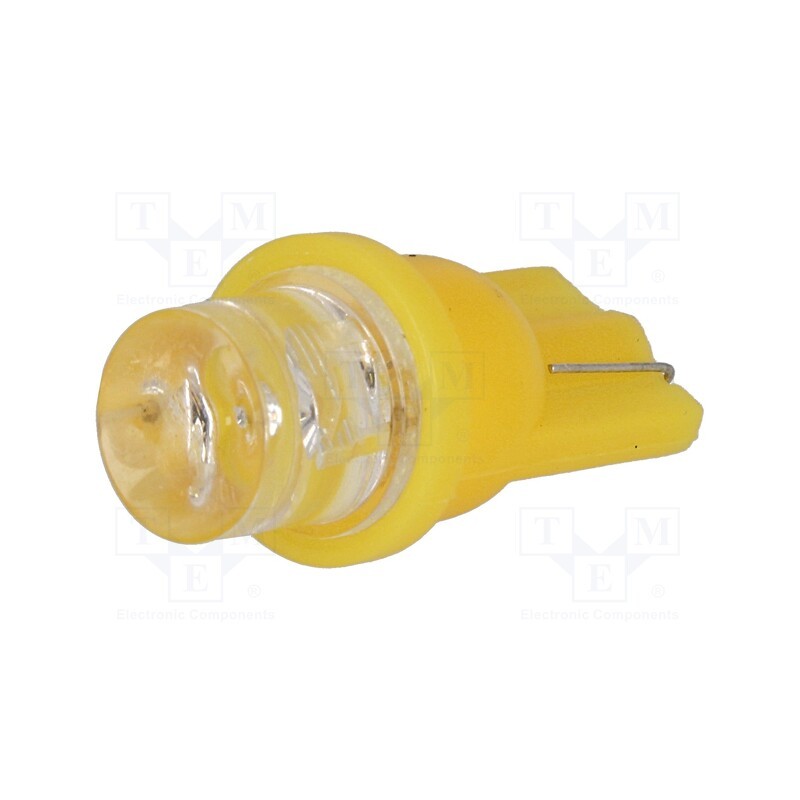 2 pcs x OPTOSUPPLY - OST08WG01GD-Y5RUT8C1A - LED lamp, yellow, T08, Urated: 12VDC, 1lm, No.of diodes: 1, 0.24W