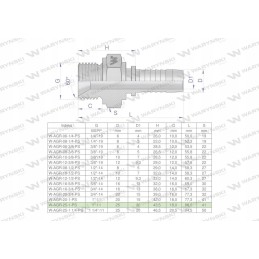 Hydraulic fitting agr dn25 1 11 premium w
