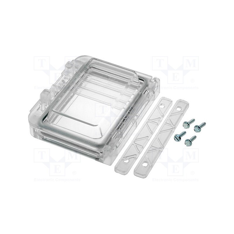 1 pcs x FIBOX - L 04 - Inspection windows, polycarbonate, 96x77x25mm, IP54