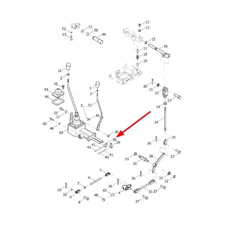 Te250 373f 02 gear shift ball