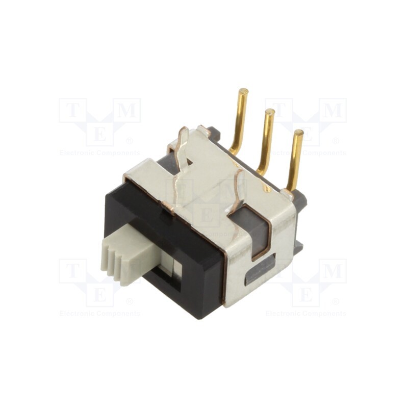 1 pcs x NKK SWITCHES - AS12AH - Switch: slide, Pos: 2, SPDT, 0.1A/28VAC, 0.1A/28VDC, ON-ON, PCB,THT
