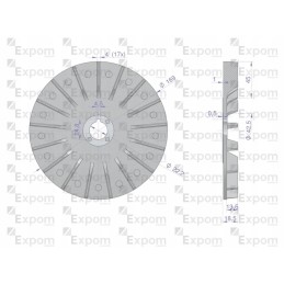 Alternator fan 1125045143ex new type expom