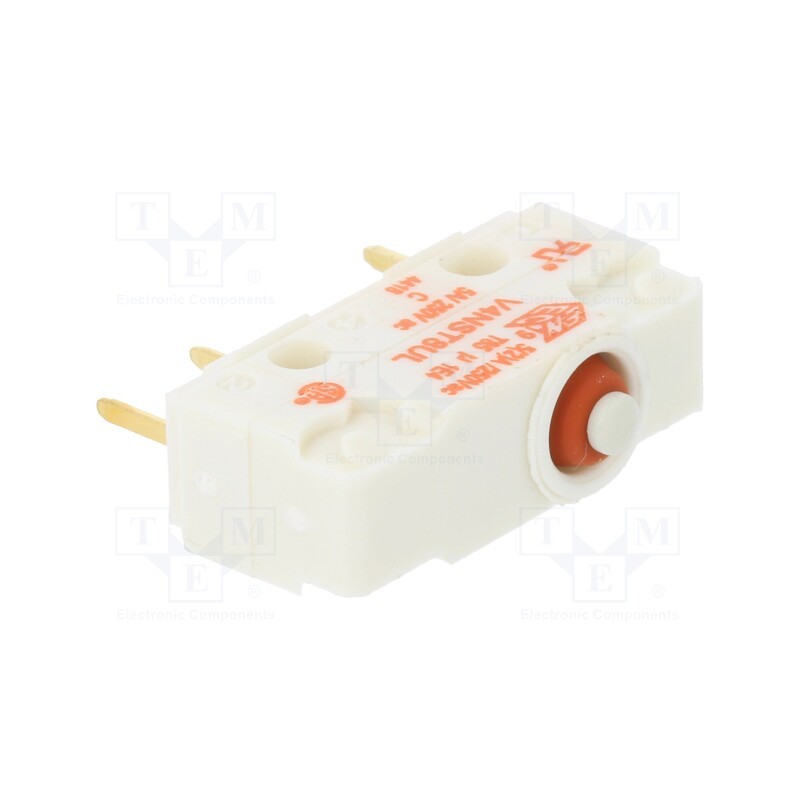 1 pcs x SAIA-BURGESS - V4NST8UL - Microswitch SNAP ACTION, 5A/250VAC, without lever, SPDT, ON-(ON)