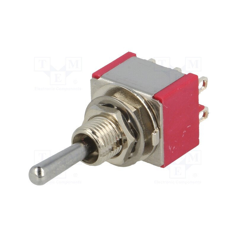 1 pcs x IC SWITCHES - IC2401T1B1M1QE - Switch: toggle, Pos: 3, DP3T, (ON)-OFF-(ON), 5A/125VAC, 5A/28VDC