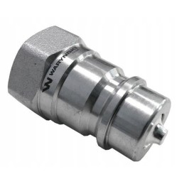 Hydraulic quick connector plug G1 4 BSP thread