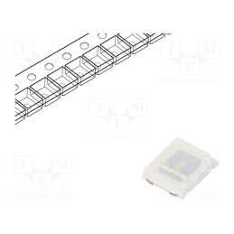 10 pcs x REFOND - RA32A1-BNU-FR - LED, 2835, 120°, flat, 2.8x3.5x0.65mm, Pmax: 450mW, P opt: 112÷280mW