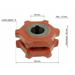 Conveyor rear seat wheel 2208070030