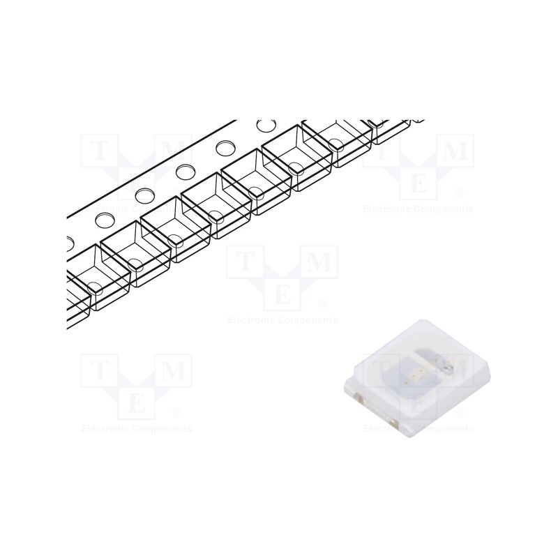 10 pcs x FORYARD - FYLS-2835NUBC-0.2W - LED, SMD, 2835, blue, 1850÷2650(typ)-3650mcd, 3.5x2.8x1.9mm, 120°