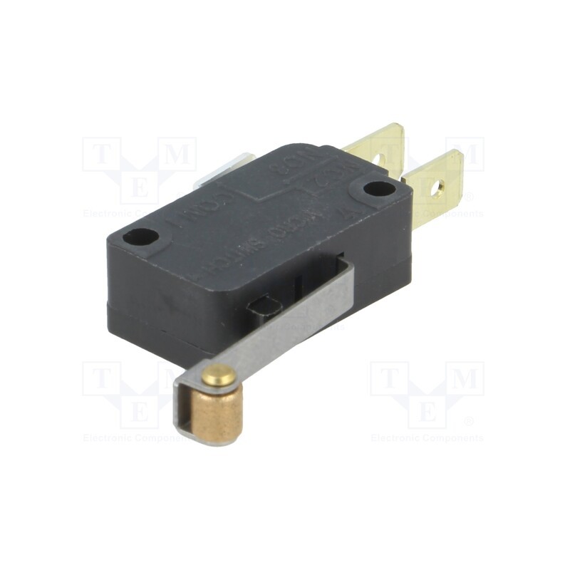 1 pcs x HONEYWELL - V7-1B10E9-207 - Microswitch SNAP ACTION, 11A/125VAC, with lever (with roller)