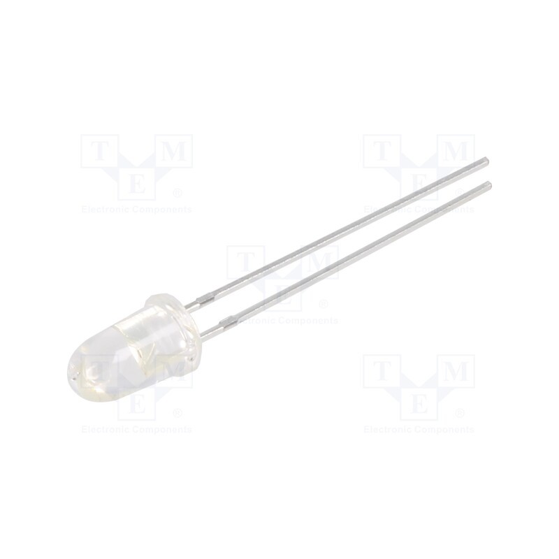 10 pcs x BRIGHTEK (EUROPE) - N0R31L82 - LED, 5mm, red, 12000÷22000mcd, 12°, Front: convex, 1.8÷2.6V, 60mW