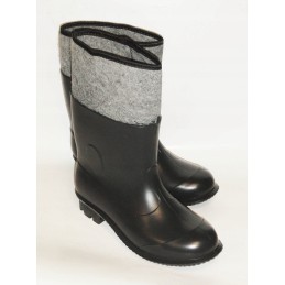 Rubber felt shoes 44