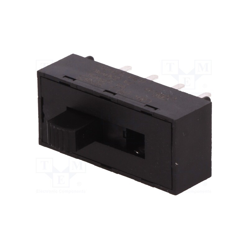 1 pcs x C&K - L203011MS02Q - Switch: slide, Pos: 3, DP3T, 2A/250VAC, 4A/28VDC, ON-ON-ON, THT, L