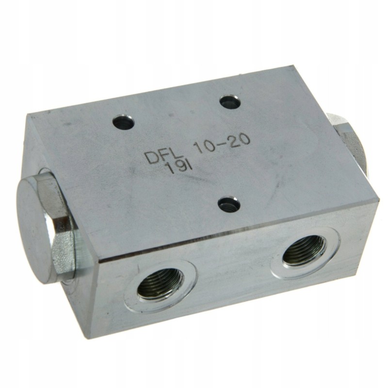 Oil flow divider 10 20l min 3 8 250bar