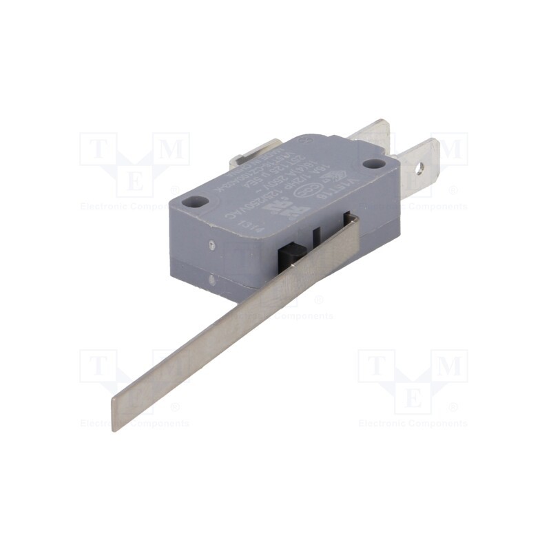1 pcs x HONEYWELL - V15T16-CZ100A03-K - Microswitch SNAP ACTION, 16A/250VAC, with lever, SPDT, ON-(ON)
