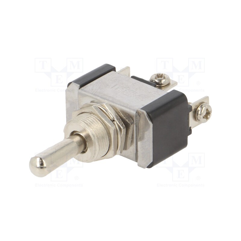 1 pcs x SWITCH COMPONENTS - TA1-1F-DC-4 - Switch: toggle, Pos: 3, SPDT, ON-OFF-ON, 20A/12VDC, Leads: M3 screws
