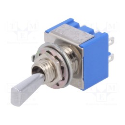 1 pcs x MIYAMA - MS-500G-F - Switch: toggle, Pos: 2, DPDT, ON-(ON), 6A/125VAC, -10÷55°C, 1kV