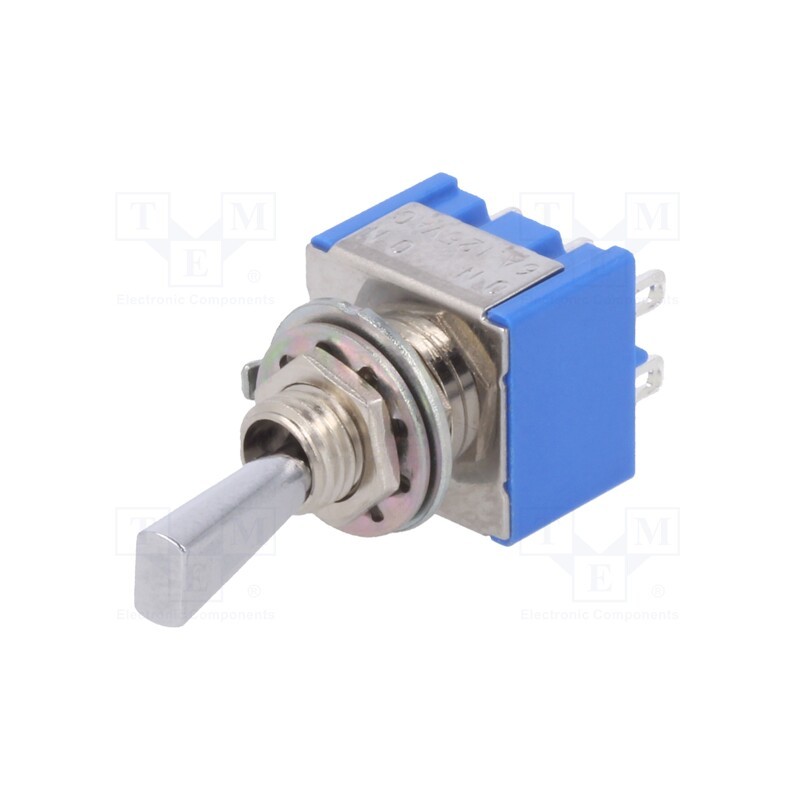 1 pcs x MIYAMA - MS-500G-F - Switch: toggle, Pos: 2, DPDT, ON-(ON), 6A/125VAC, -10÷55°C, 1kV