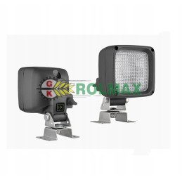 Halogen work lamp with omega holder, built-in